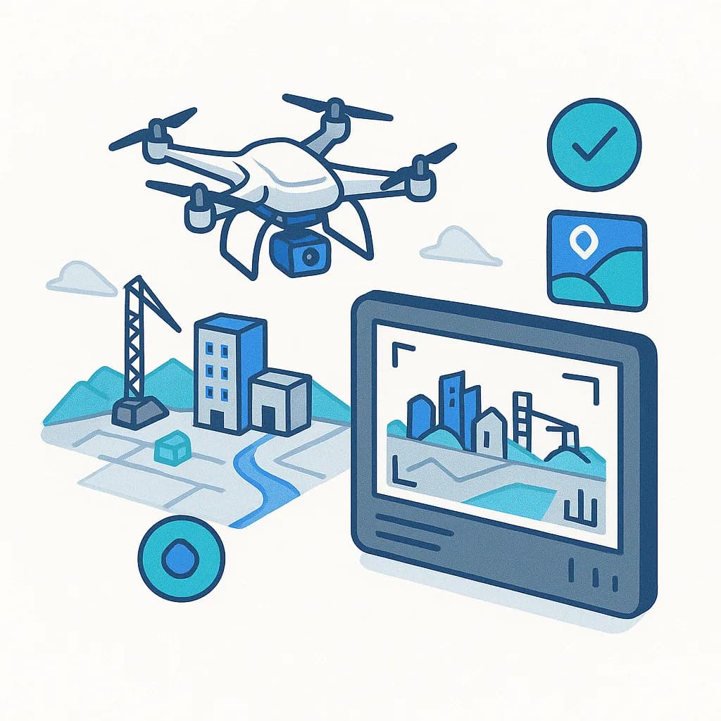 Prise de vue par drone — illustration