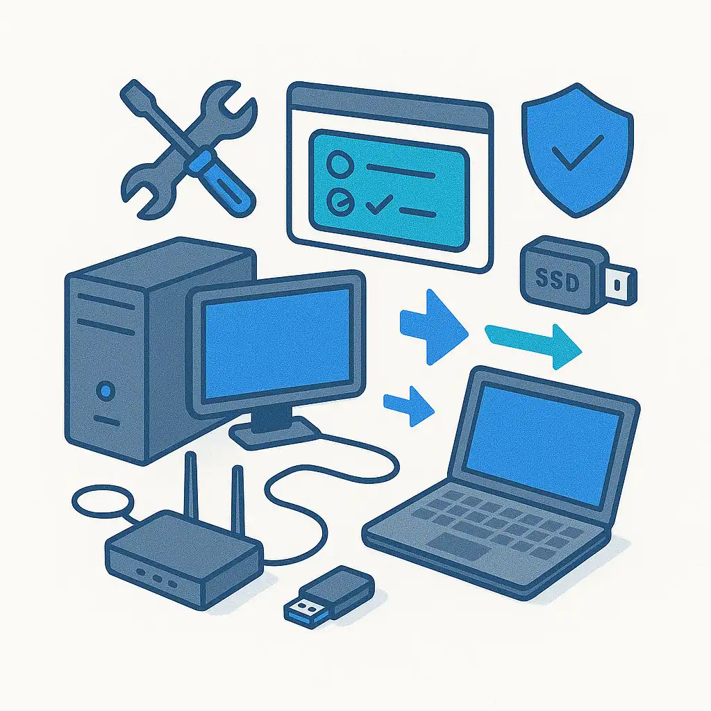 Dépannage informatique — illustration